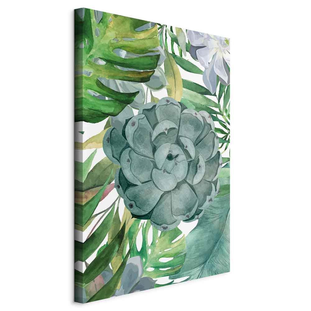 Leinwandbild - Tropical Flora (1 Part) Vertical
