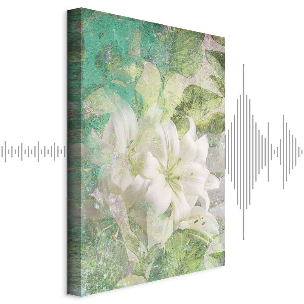 Leinwandbild - Green Breath (1 Part) Vertical