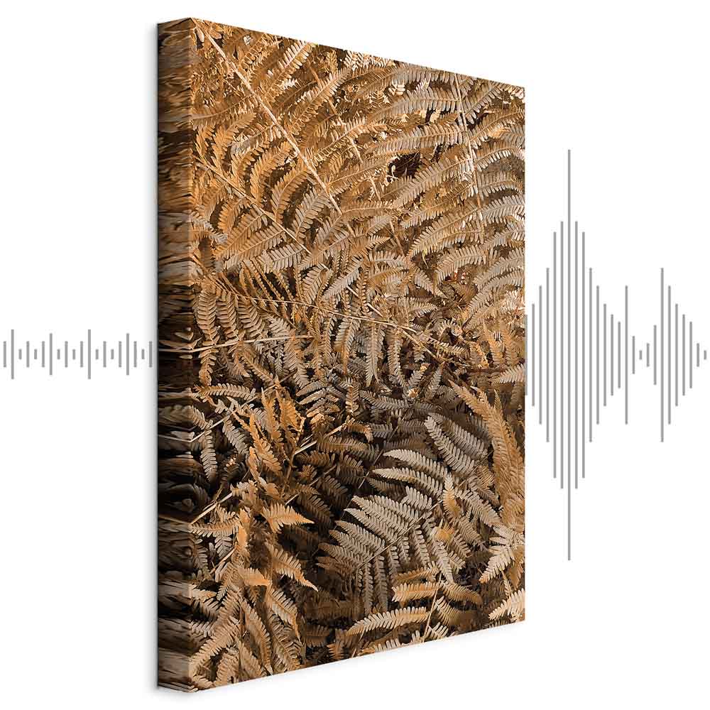 Leinwandbild - Mysterious Fern (1 Part) Vertical
