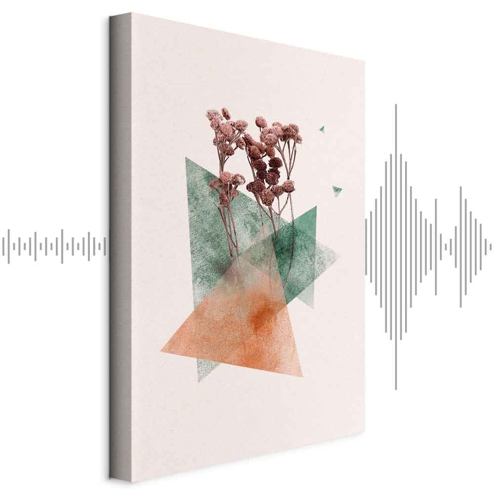 Leinwandbild - Modernist Flower (1 Part) Vertical