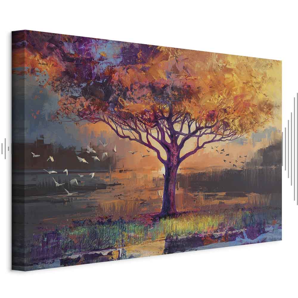 Leinwandbild - Autumn Sketches (1 Part) Wide