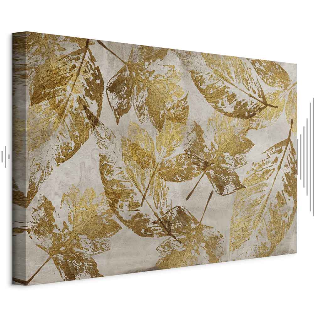 Leinwandbild - Gold Mosaic (1 Part) Wide