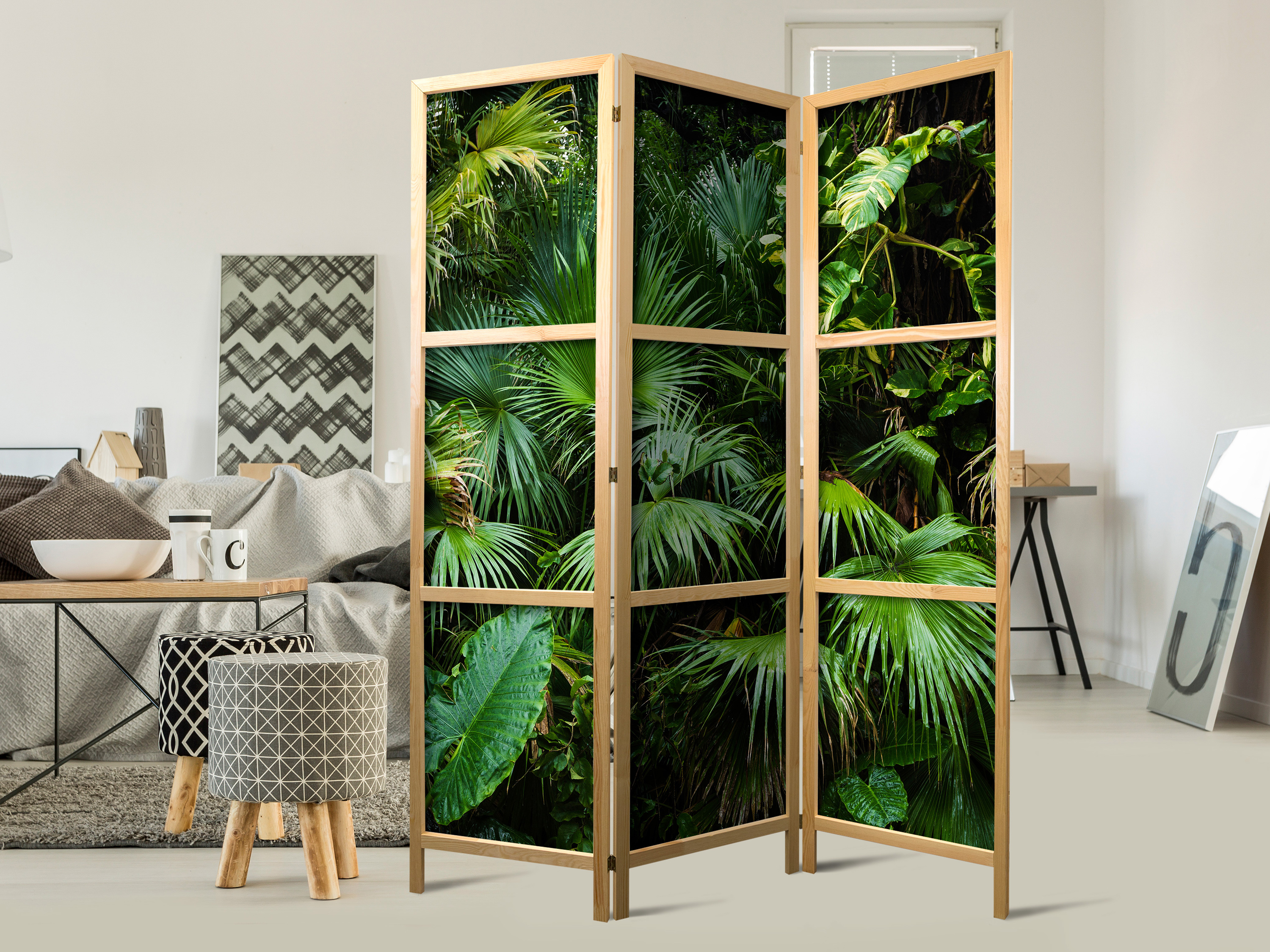 Japanischer Paravent - Sunny Jungle I