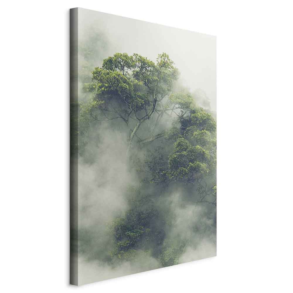 Leinwandbild - Foggy Amazon (1 Part) Vertical