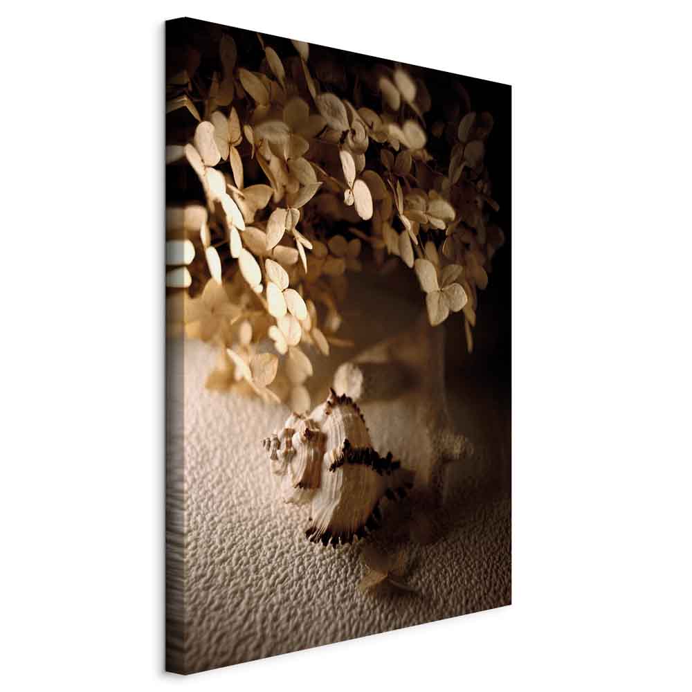 Leinwandbild - Humming Seashell (1 Part) Vertical