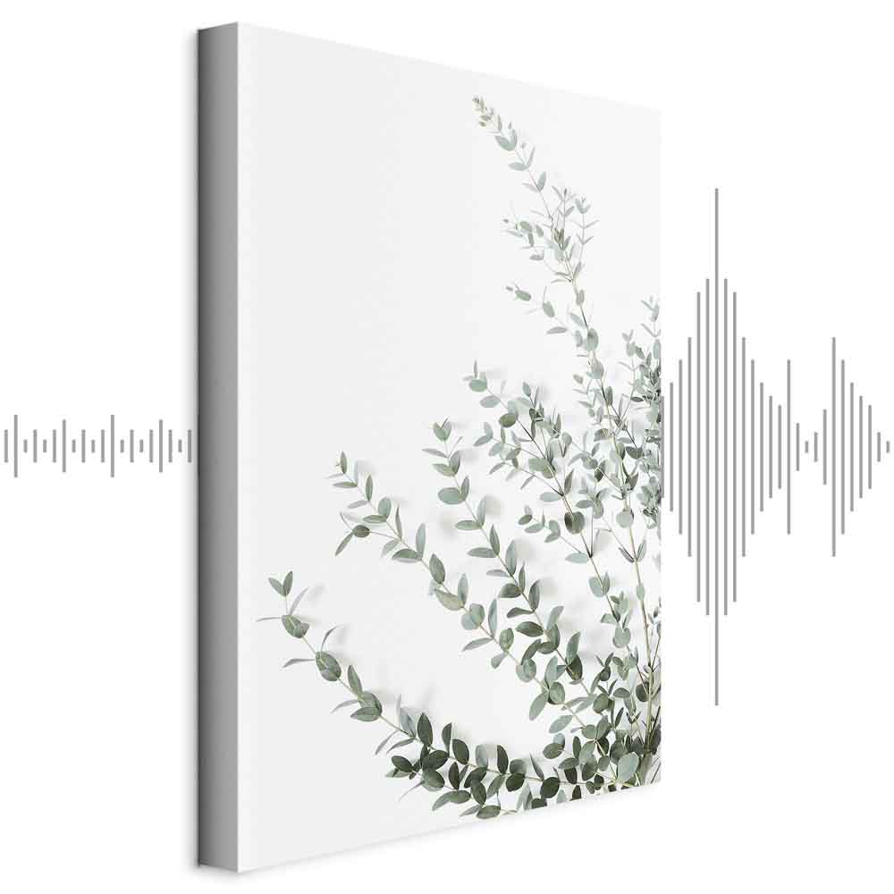 Leinwandbild - Eucalyptus Parvifolia (1 Part) Vertical