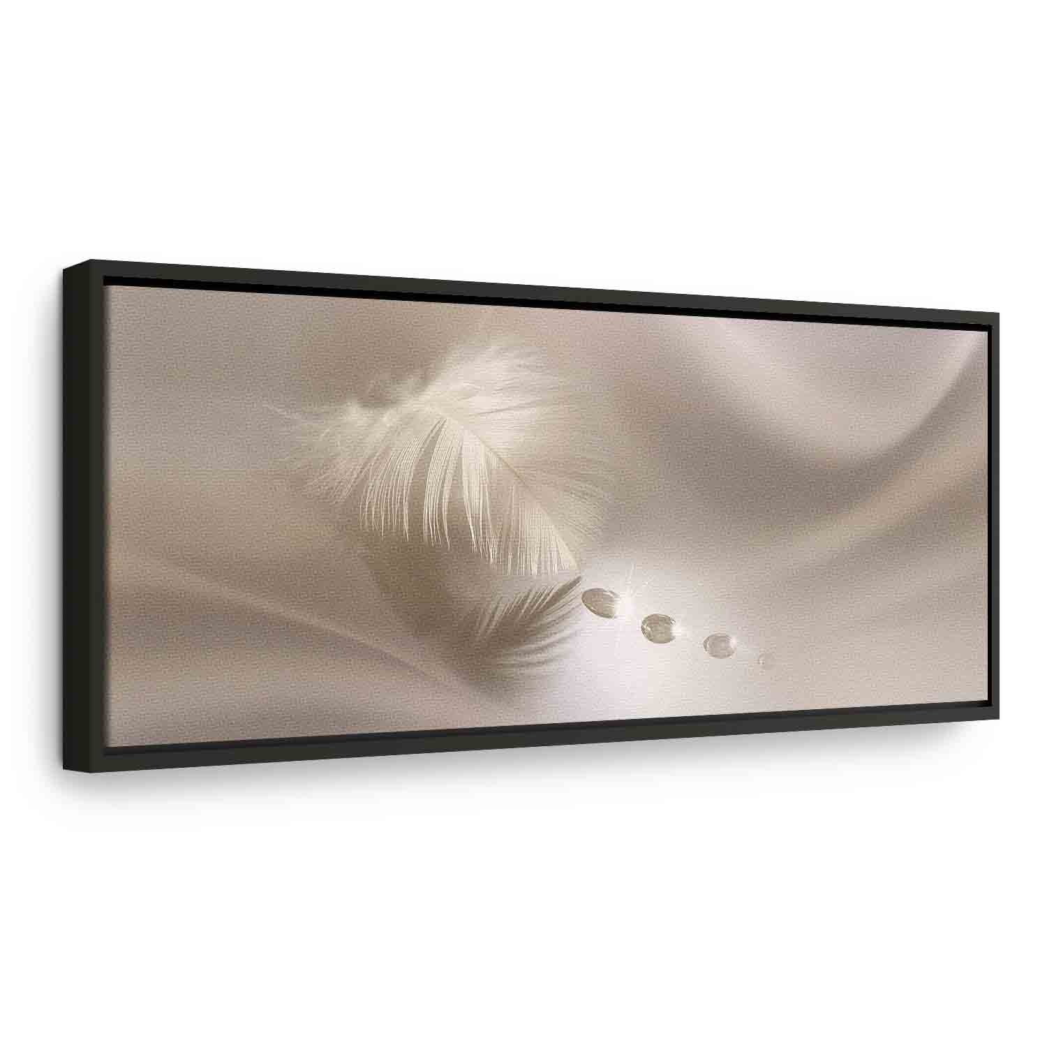 Leinwandbild - Delicate Feather