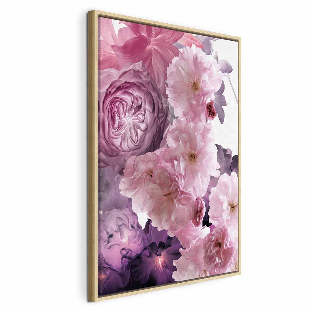 Leinwandbild - Garden of Floral Scents (1-part) - Nature in Shades of Pink