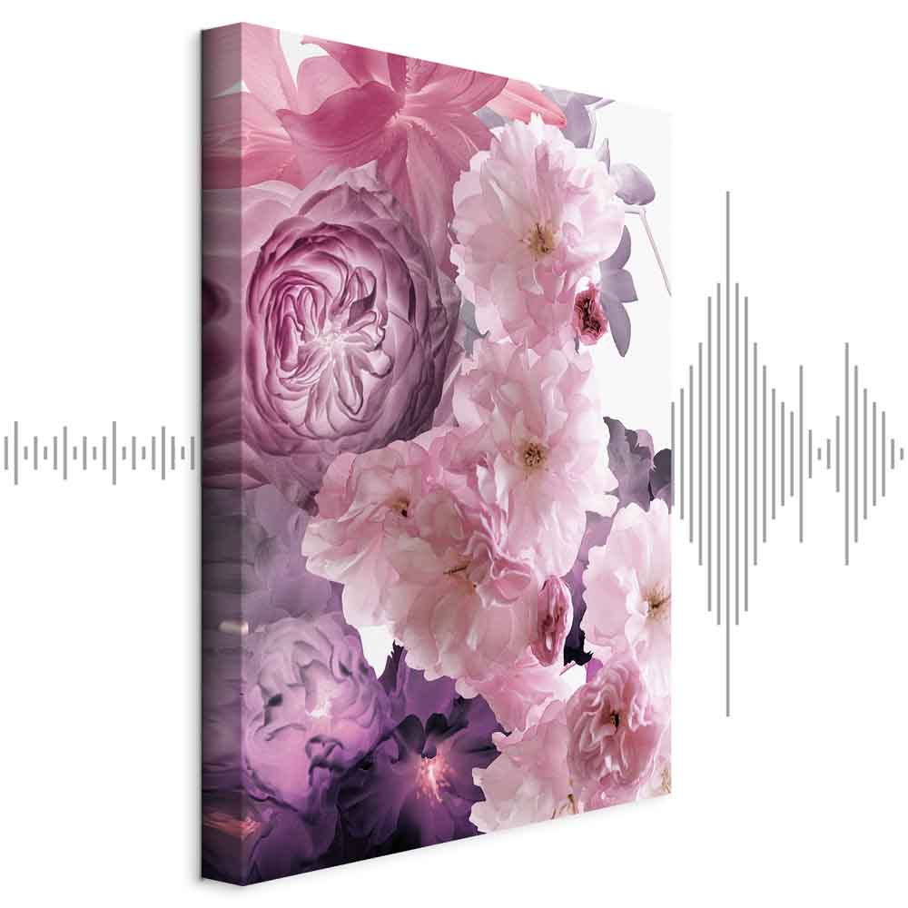 Leinwandbild - Garden of Floral Scents (1-part) - Nature in Shades of Pink