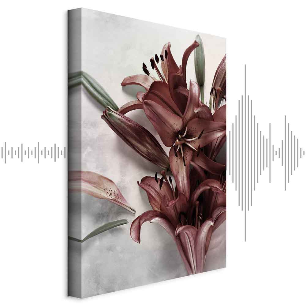 Leinwandbild - Floral Form (1 Part) Vertical