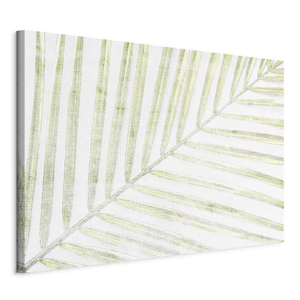 Leinwandbild - Palm Leaf (1 Part) Wide