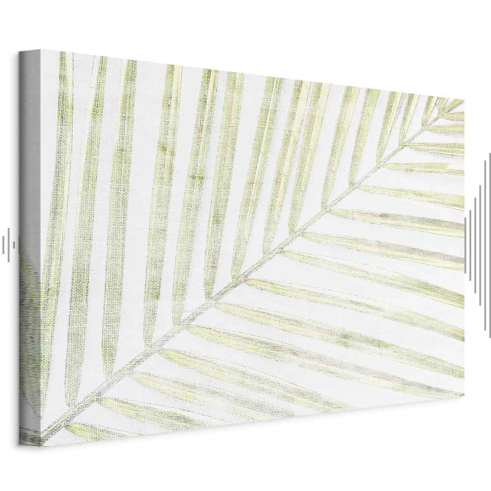Leinwandbild - Palm Leaf (1 Part) Wide