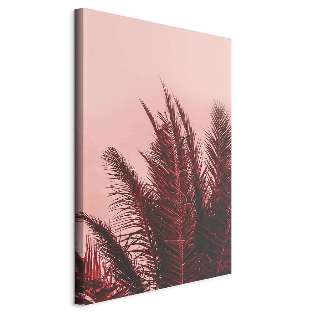 Leinwandbild - Palm Trees at Sunset (1 Part) Vertical