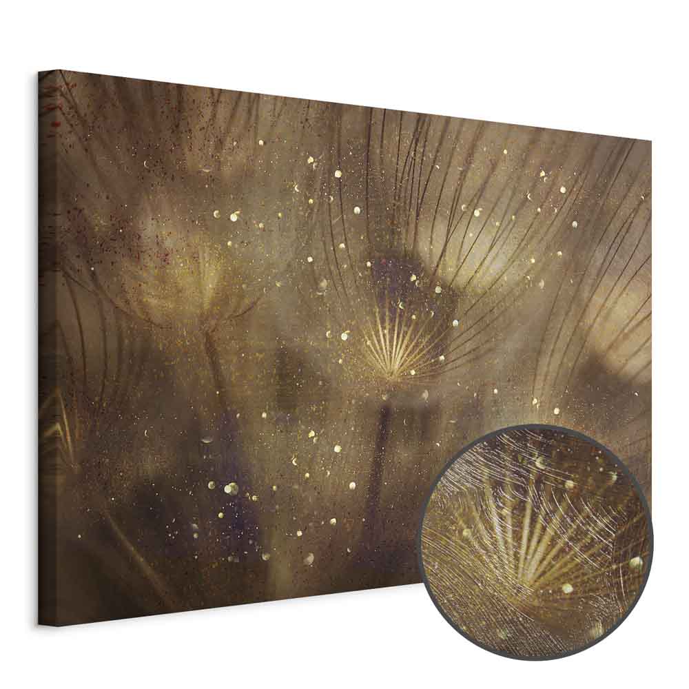 Leinwandbild - Golden Dandelions (1 Part) Wide