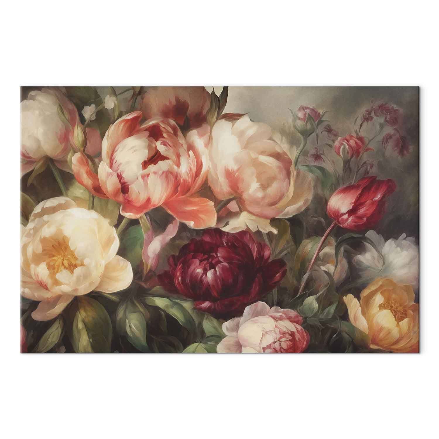 Leinwandbild - Charismatic peonies