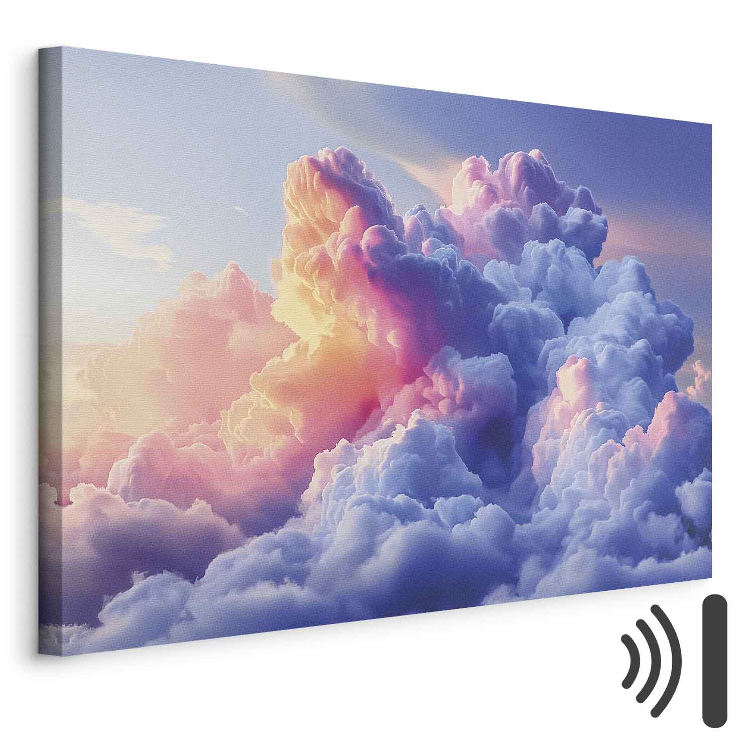 Leinwandbild - Clouds Like Painted: Artistic Brushes of Dawn Painting the Sky