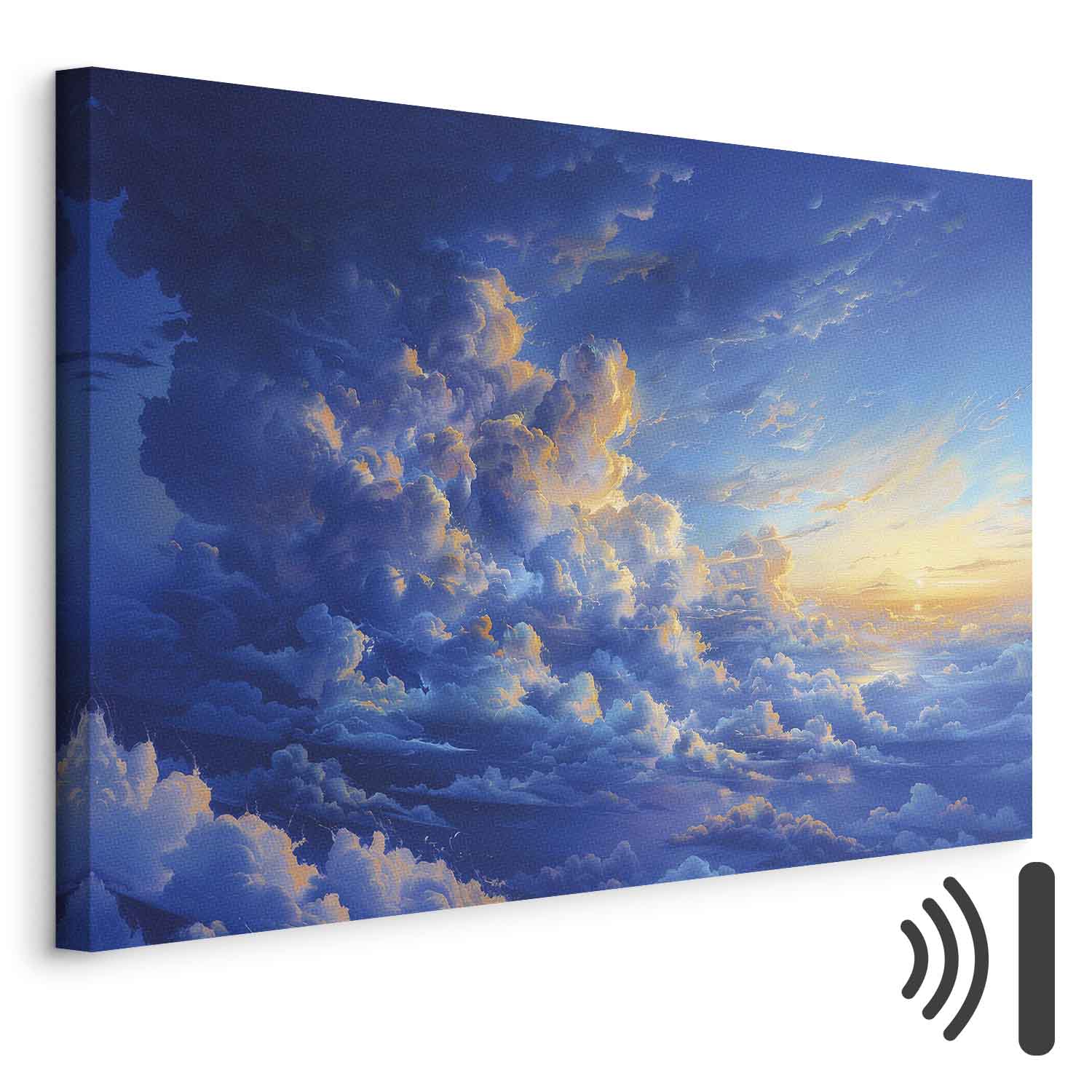 Leinwandbild - When the Sky Becomes a Canvas: Artistic Creation of Nature in the Clouds