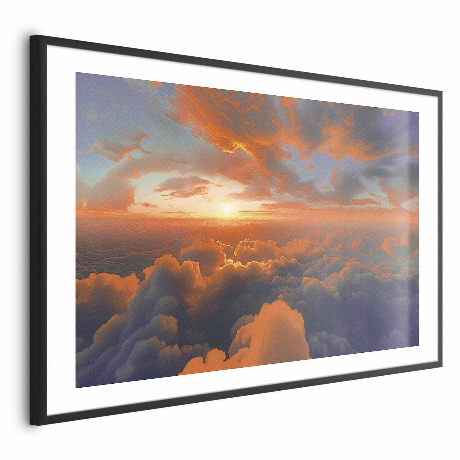 Poster - When Dawn Tickles the Clouds: A Color Show on the Morning Sky