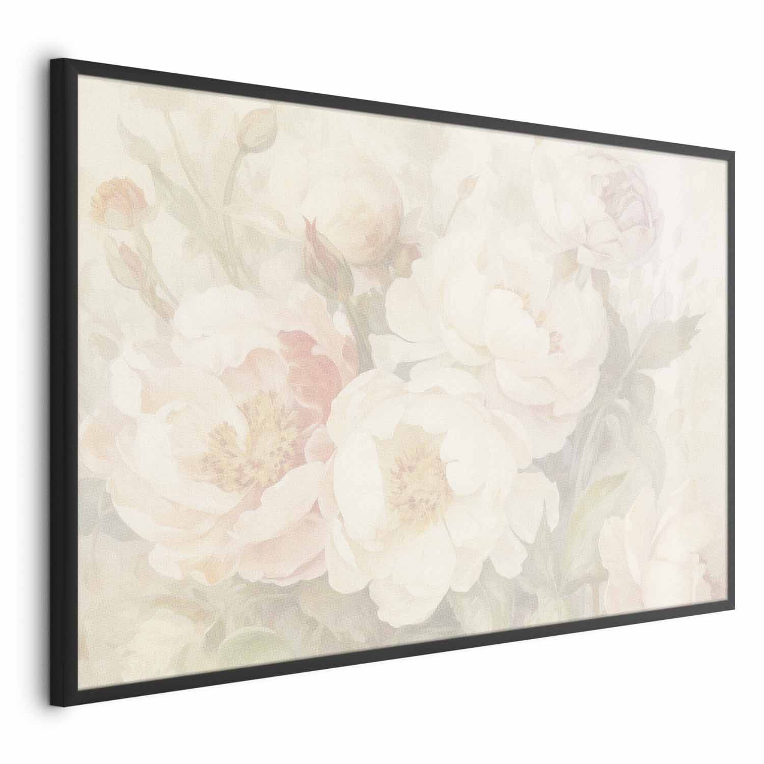 Poster - Peonies in the Mist