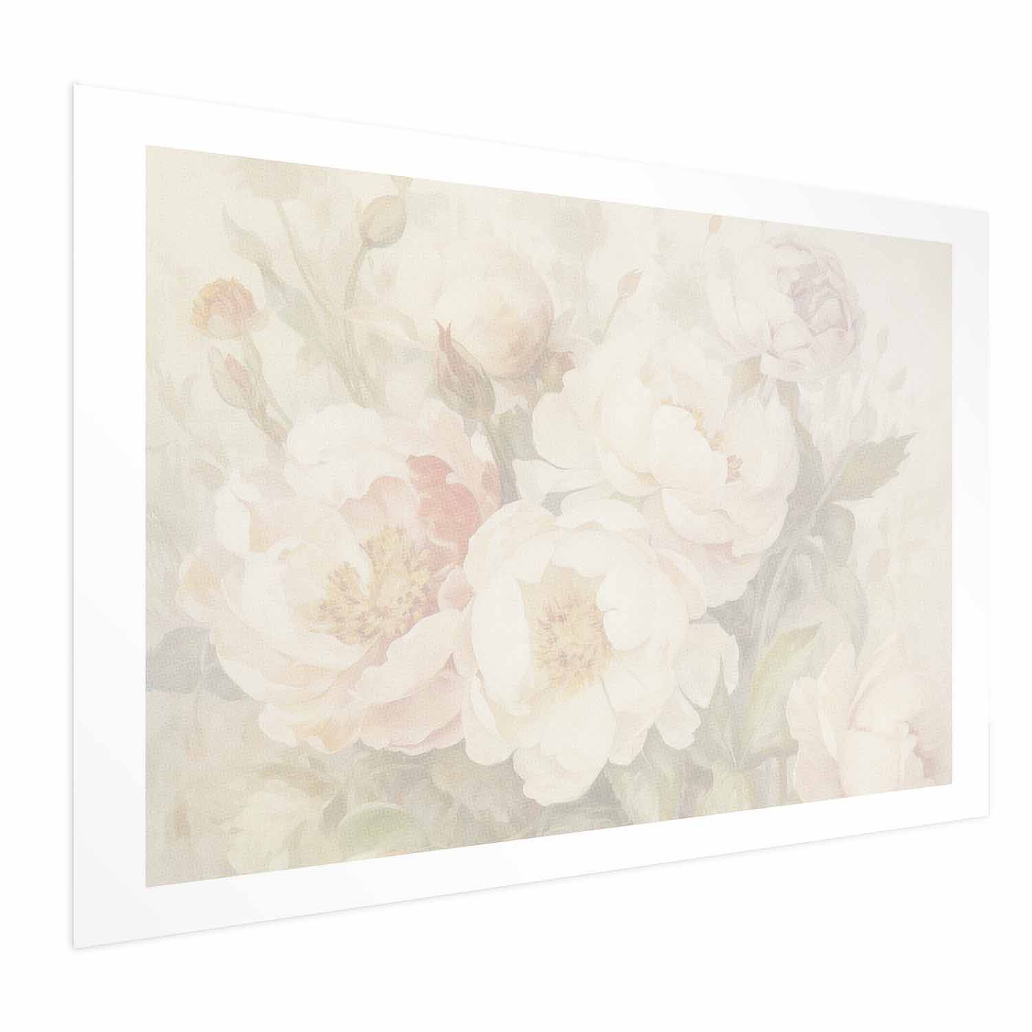 Poster - Peonies in the Mist