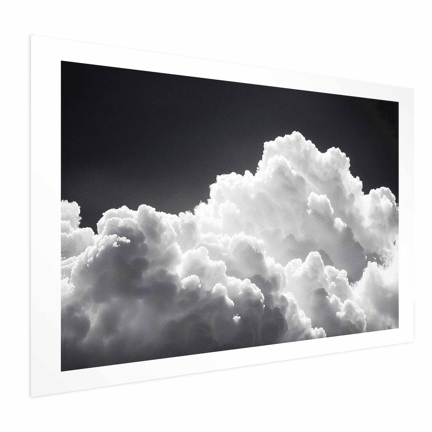 Poster - Discover the Infinite Play of Sunlight – Clouds and Shadows in the Sky