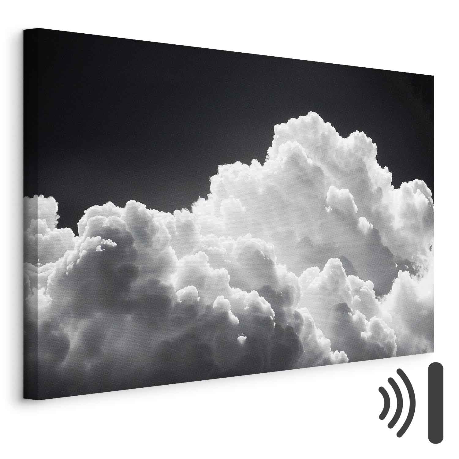 Leinwandbild - Discover the Endless Play of Sunlight – Clouds and Shadows in the Sky