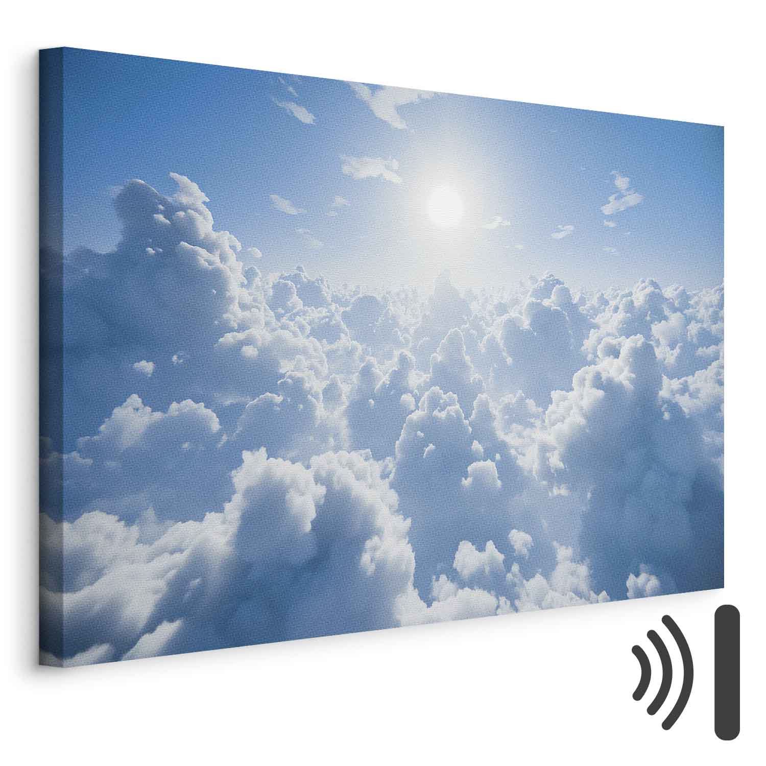 Leinwandbild - Heavenly Calm: Warm Rays of the Sun