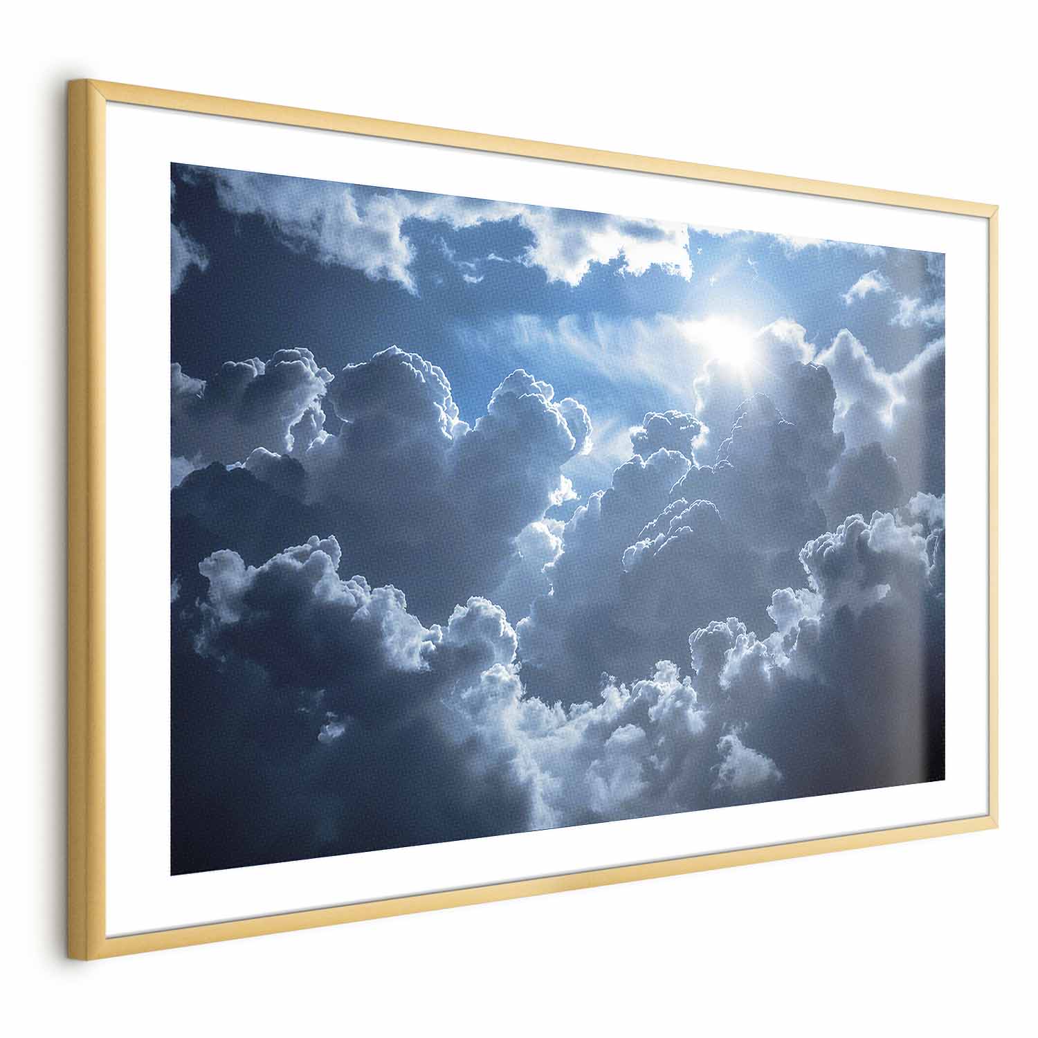 Poster - Lively Scene: The Sun Battling the Clouds