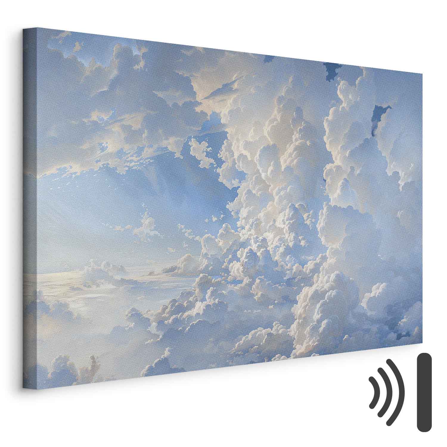 Leinwandbild - The Sun Revealing the Secrets of the Clouds: Spectacular Images in the Sky
