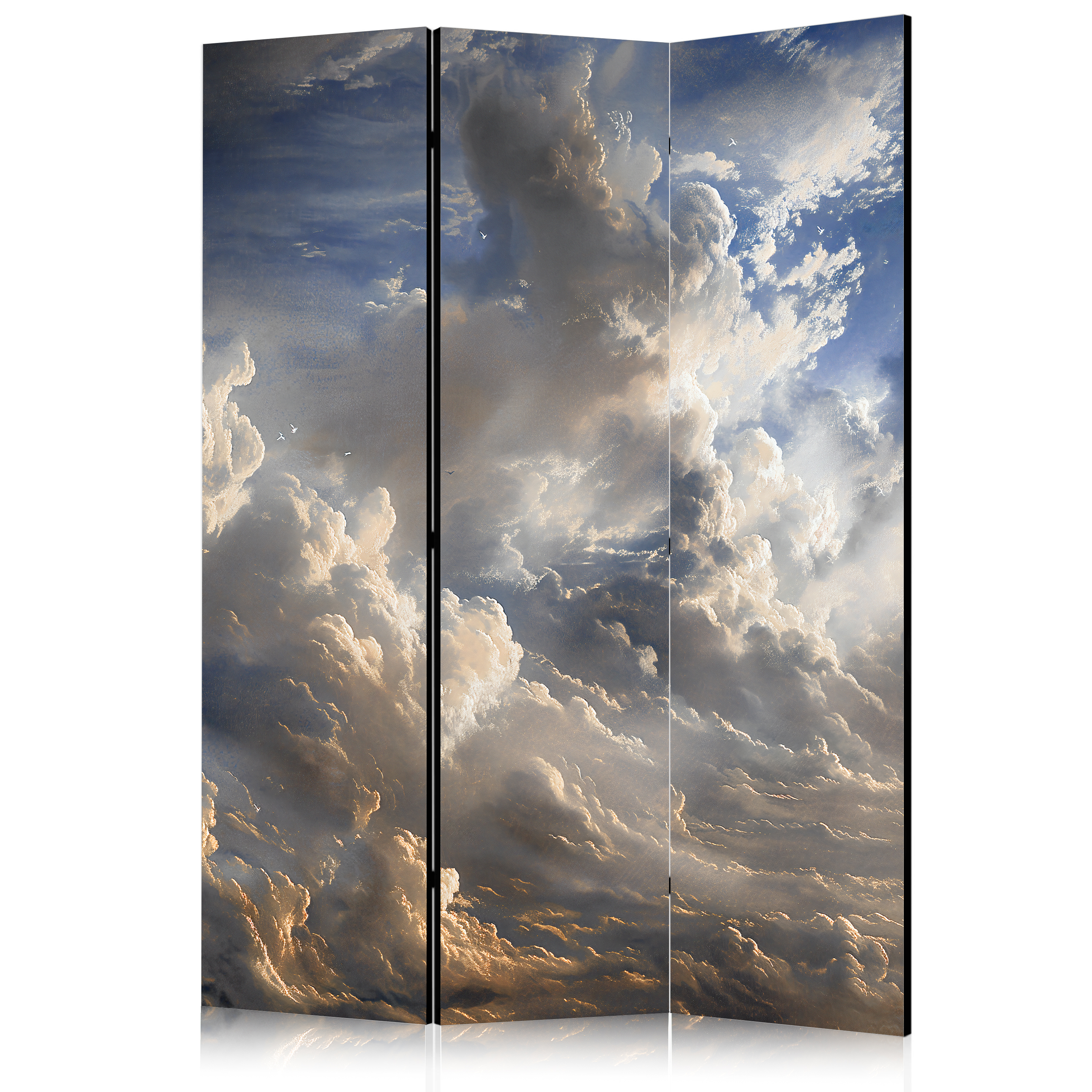 Paravent - Golden Reflections on Clouds Foretelling Dusk