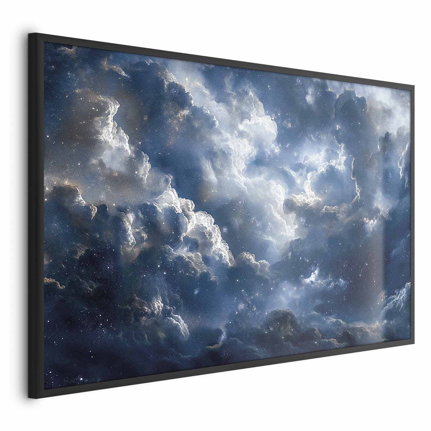 Poster - Astronomical Wonders: Clouds and Stars in Harmonious Union