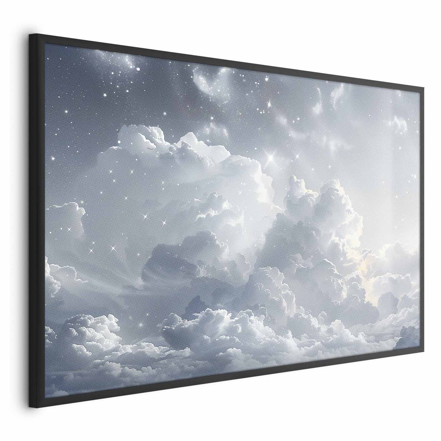Poster - Astral Calm: Stars Scattered Over Delicate Clouds