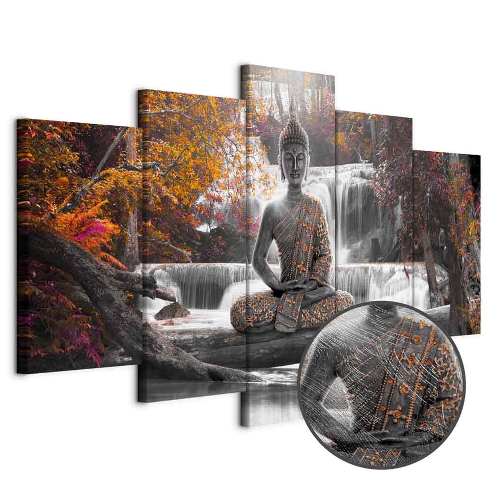 Leinwandbild - Autumn Buddha