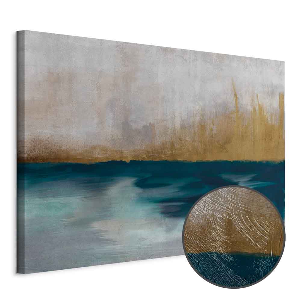 Leinwandbild - Golden Grasses (1 Part) Wide