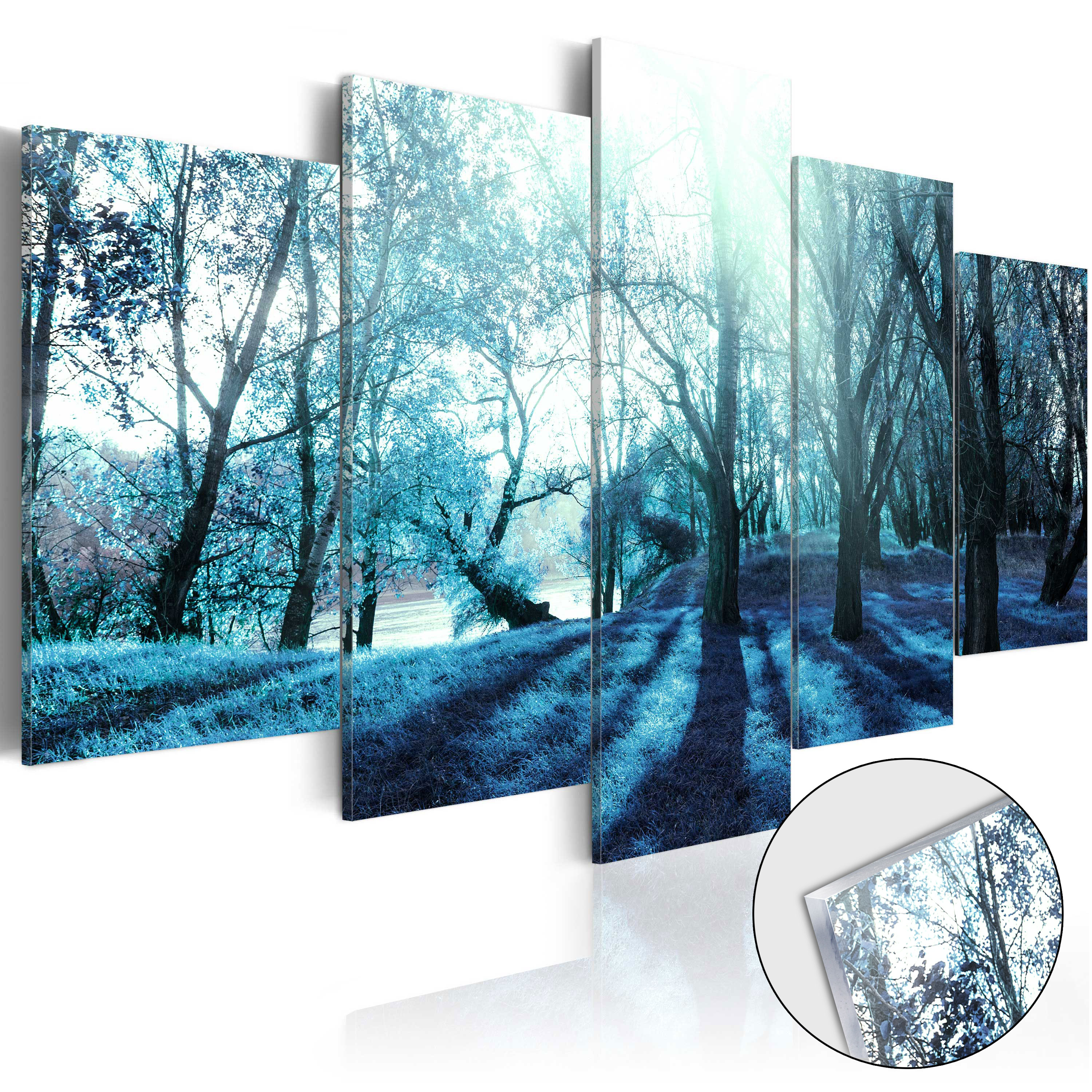 Acrylglasbild - Blue Glade