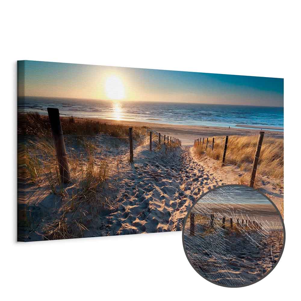 Leinwandbild - Sunset Path