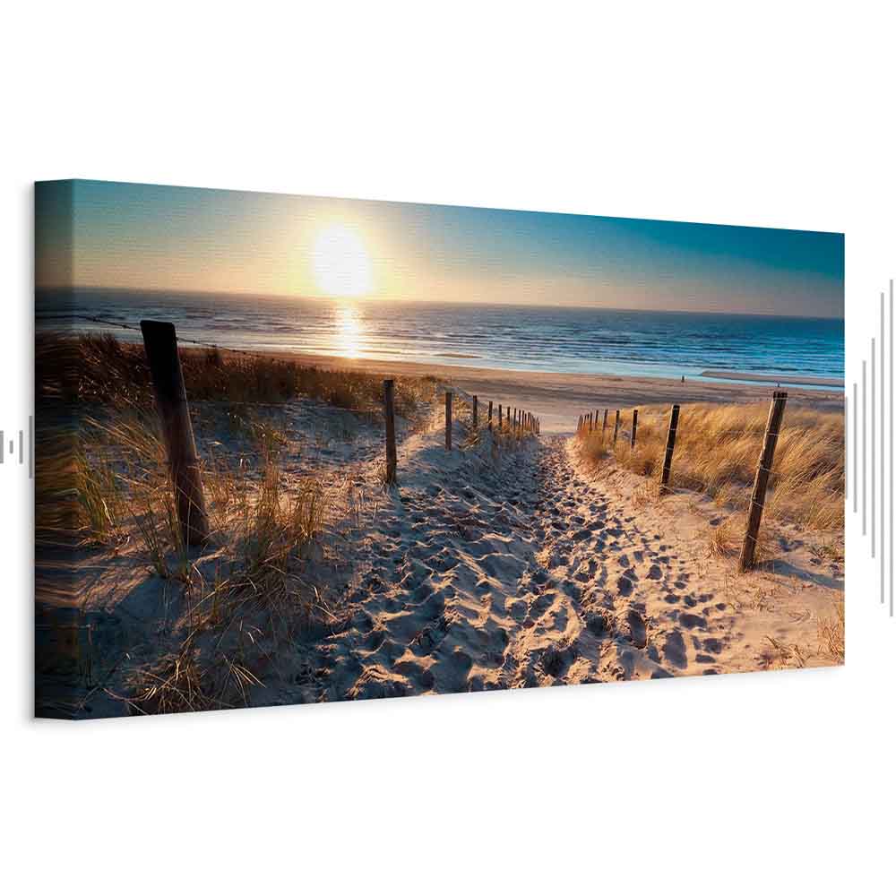 Leinwandbild - Sunset Path
