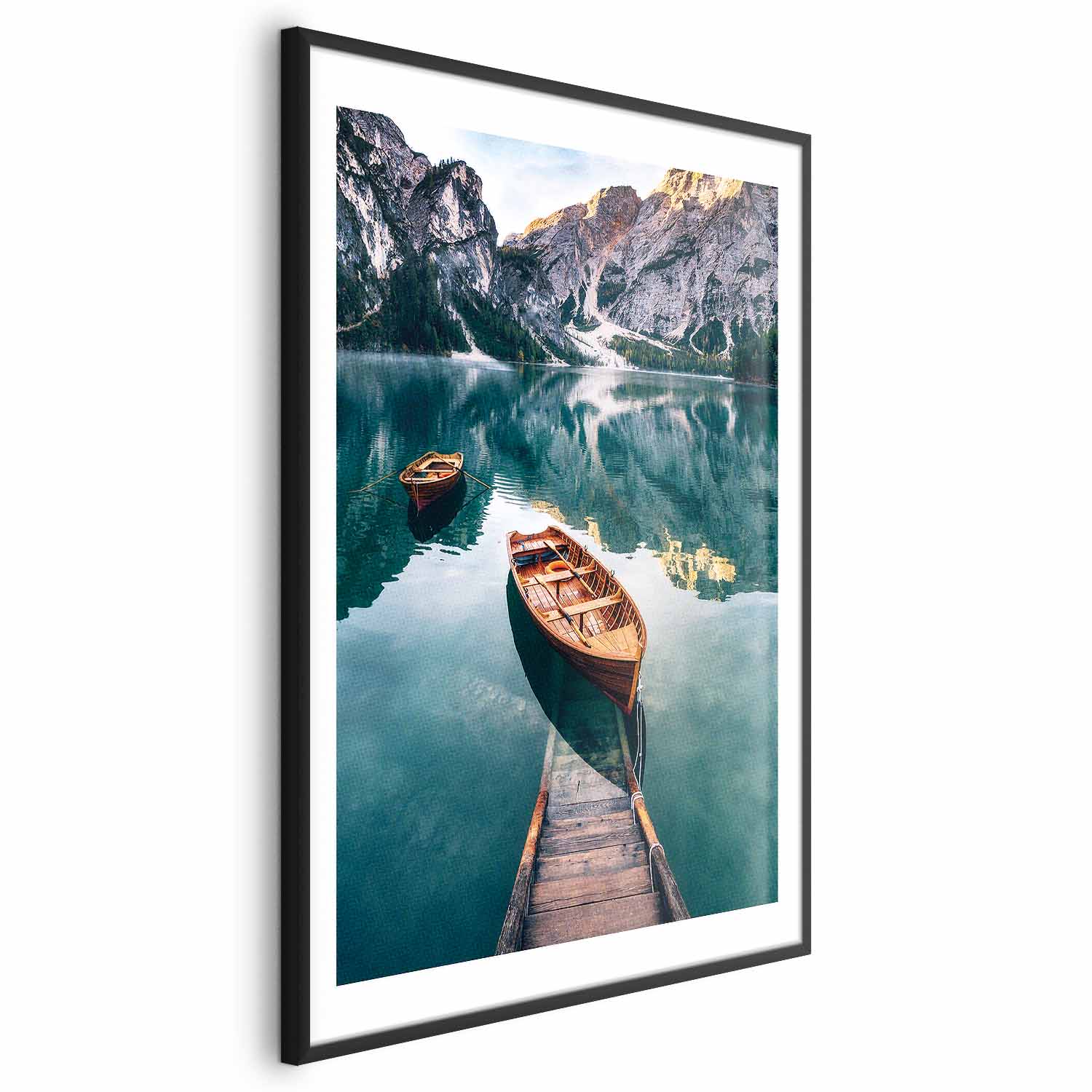 Poster - Boats in the Dolomites