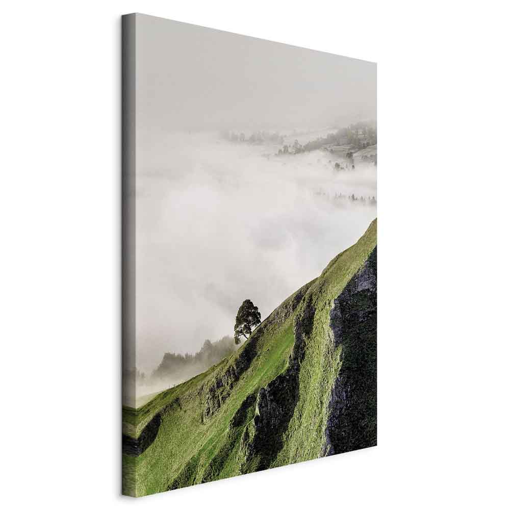 Leinwandbild - Tree Above Clouds (1 Part) Vertical
