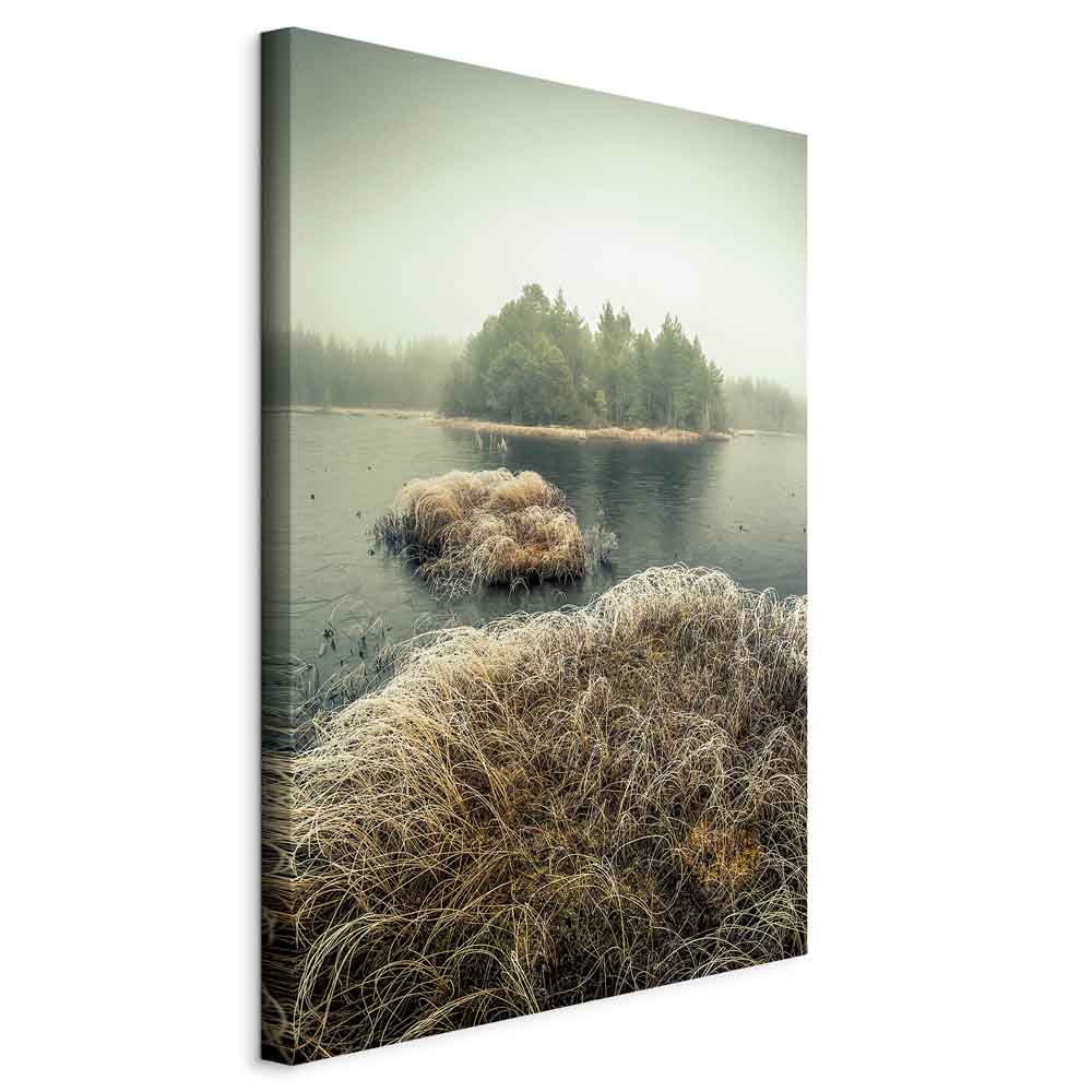 Leinwandbild - Autumn in the Wetlands (1 Part) Vertical