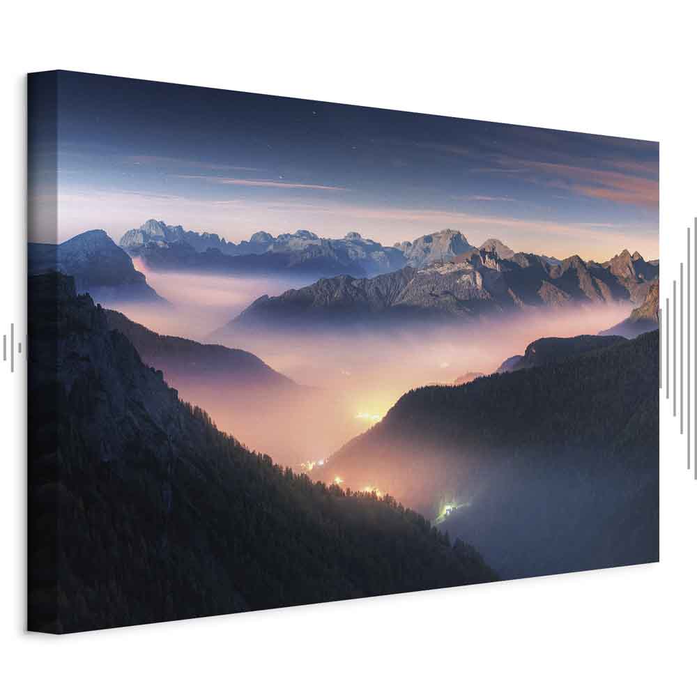 Leinwandbild - Mountain Breath (1 Part) Wide - First Variant