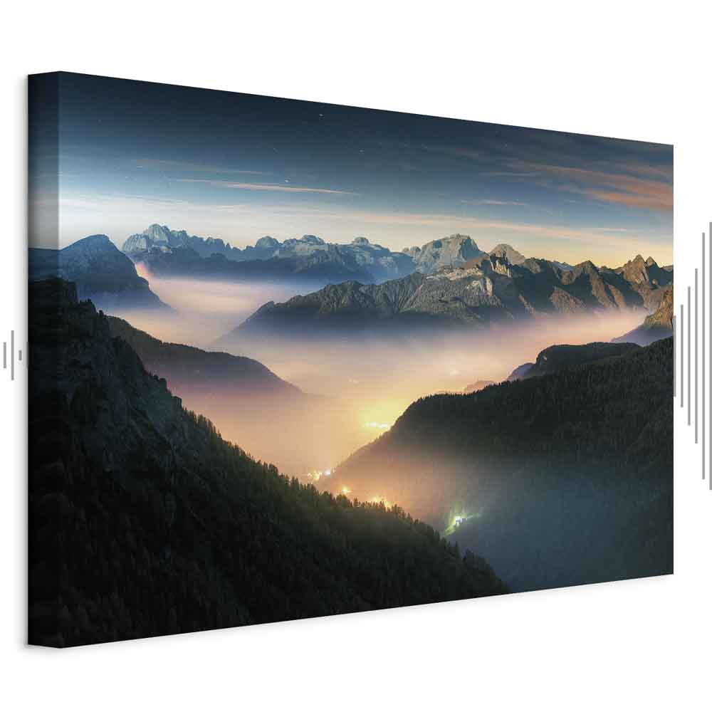 Leinwandbild - Mountain Breath (1 Part) Wide - Second Variant