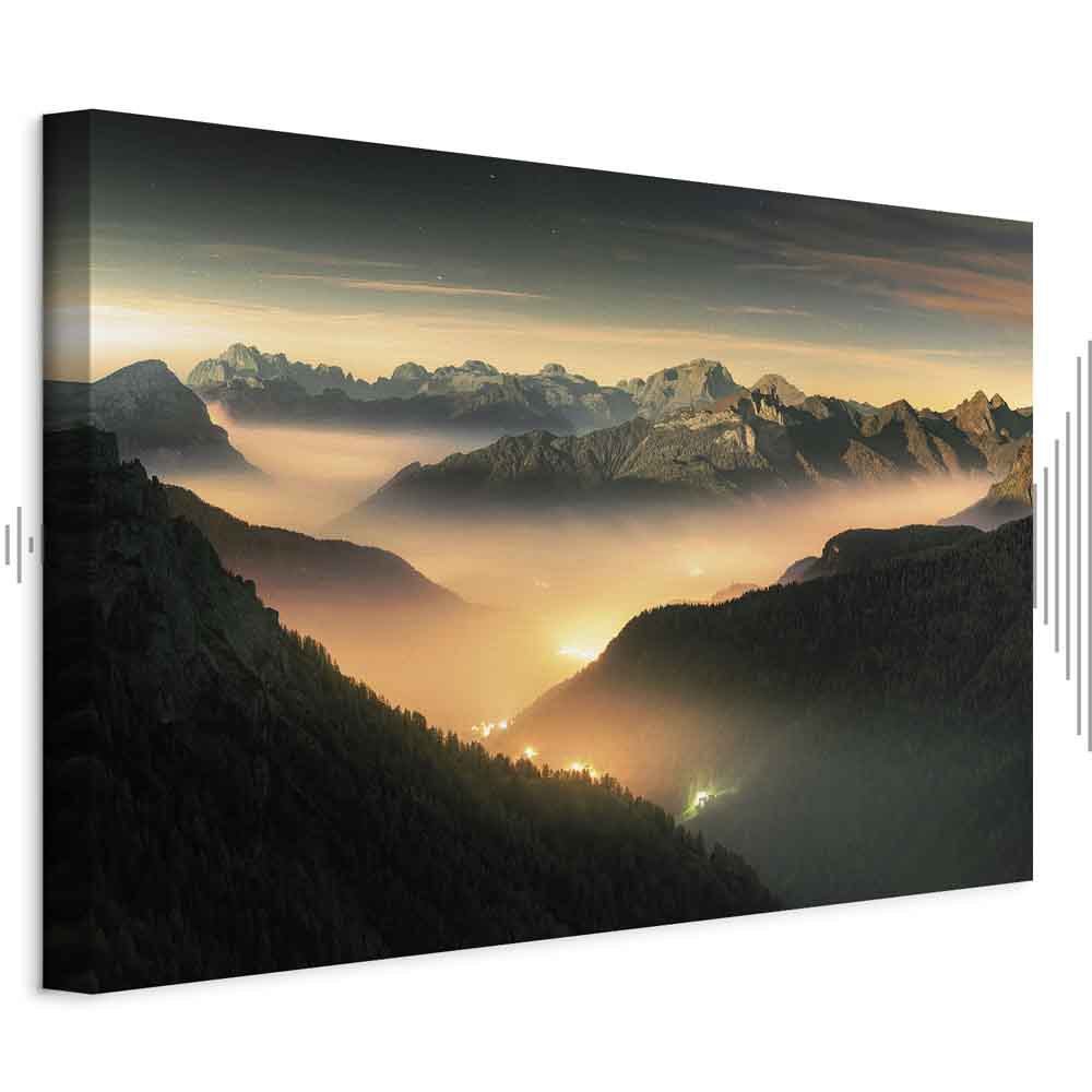 Leinwandbild - Mountain Breath (1 Part) Wide - Third Variant