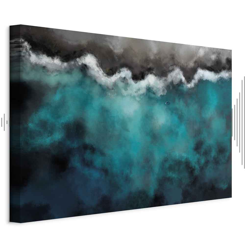 Leinwandbild - Blue Lagoon (1 Part) Wide