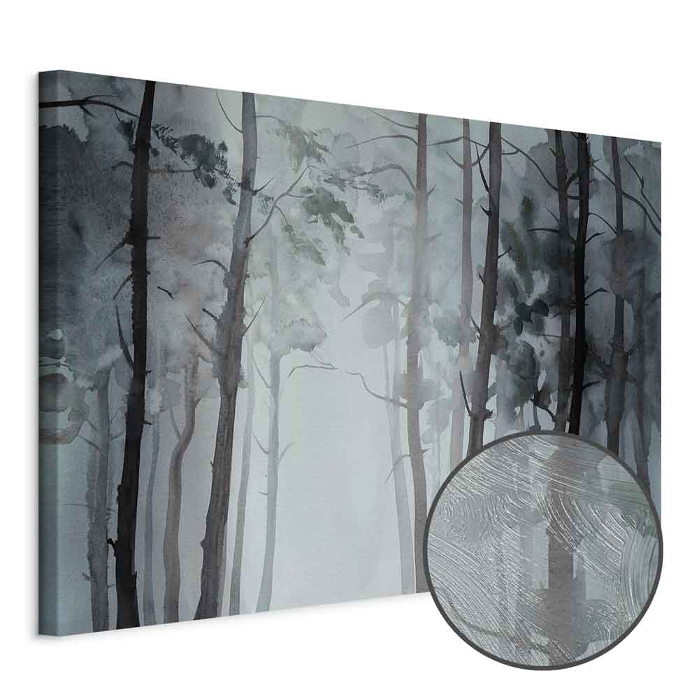 Leinwandbild - Hazy Forest (1 Part) Wide