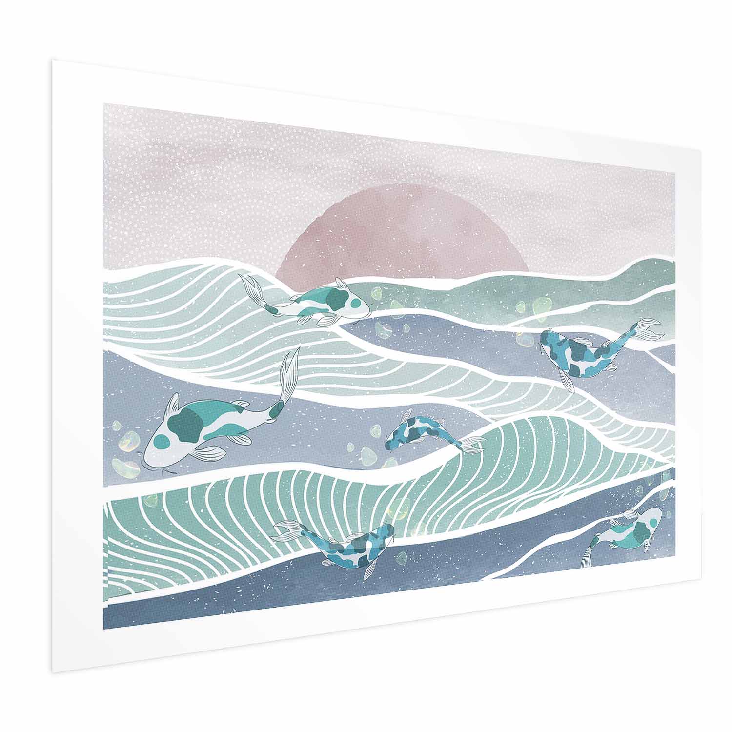 Poster - Fish on the Waves