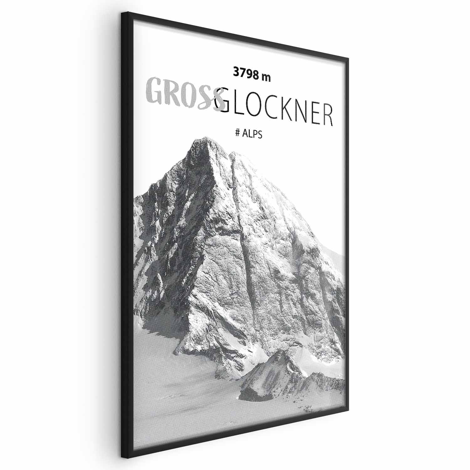 Poster - Majestic mountain peak Glosslockner mountain crown mountain landscape