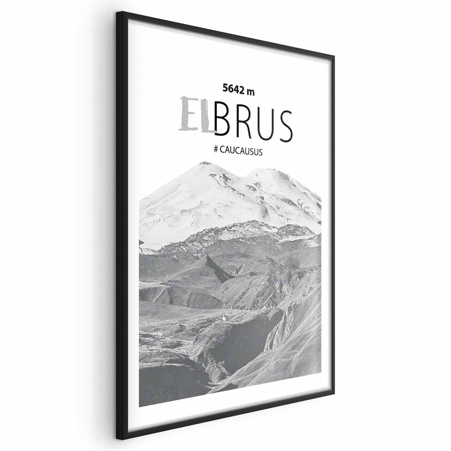 Poster - Majestic mountain peak Elbrus mountain crown mountain landscape