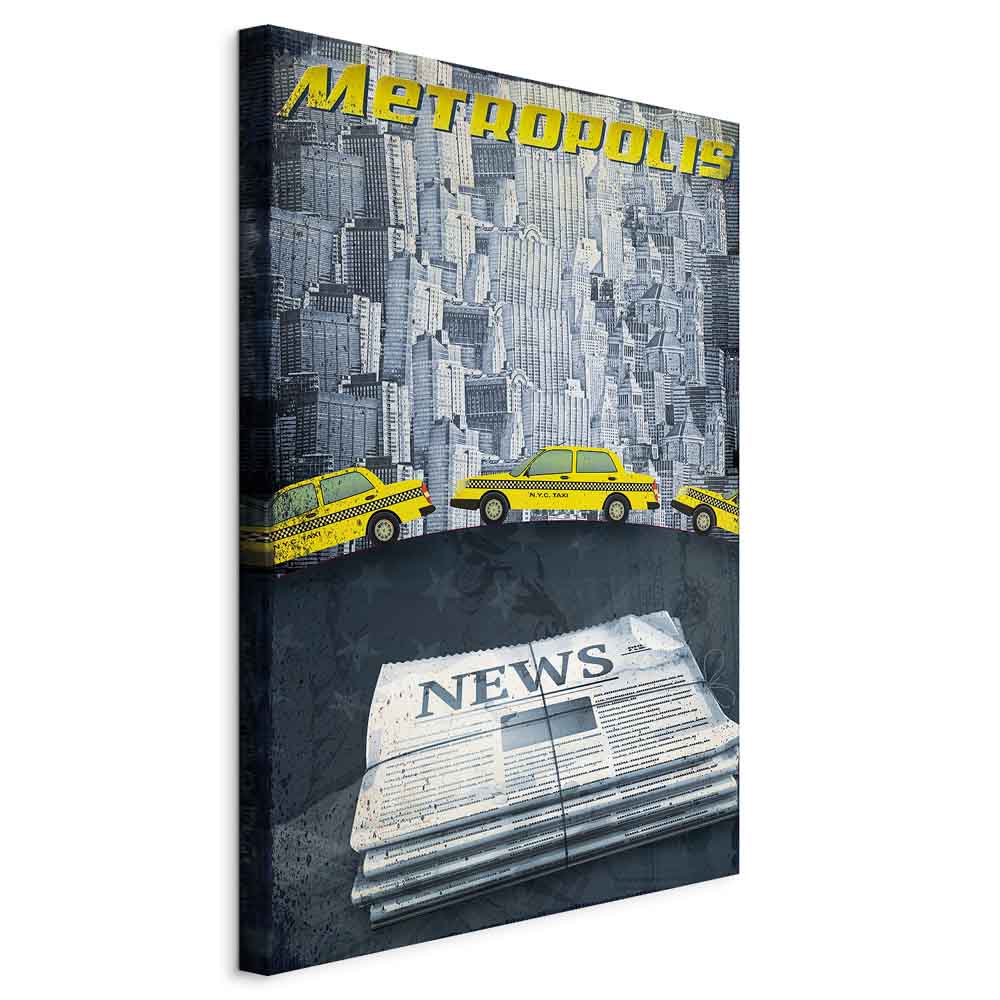 Leinwandbild - Metropolis (1 Part) Vertical