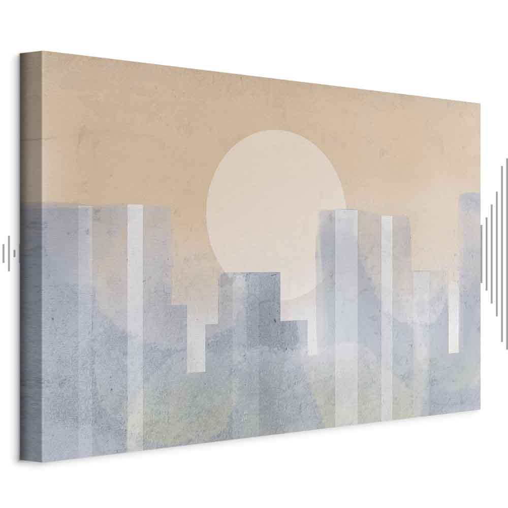 Leinwandbild - Modern City (1 Part) Wide - Second Variant